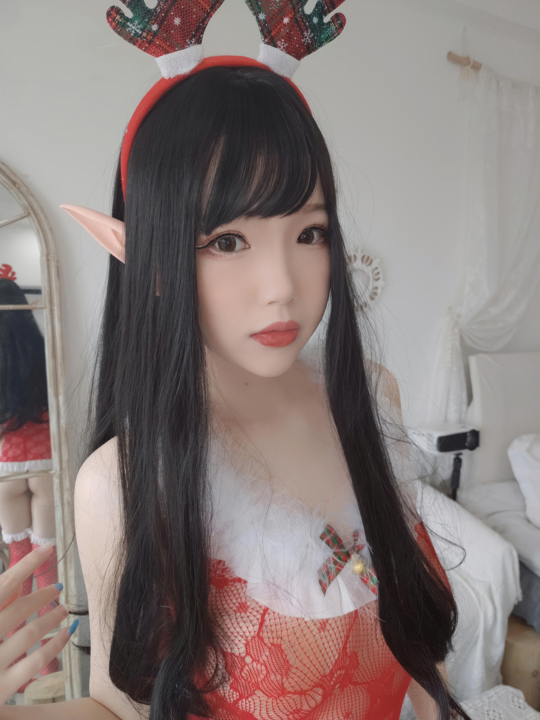 图片[1]-雪晴Astra – NO.102 2020圣诞节自拍[140P]-XikXak